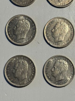 12 Monedas 5 Pesetas España