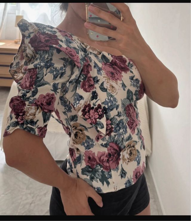 Top flores - Blusa estampada