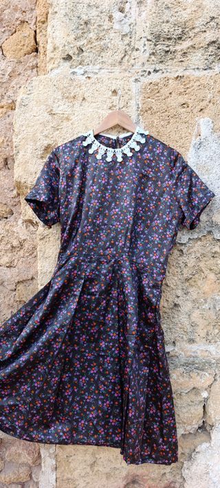 Vestido vintage floral