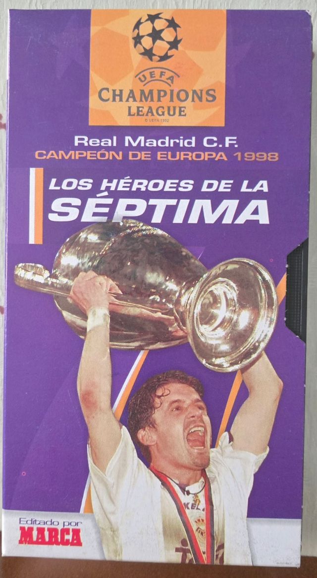 3 VHS del Real Madrid