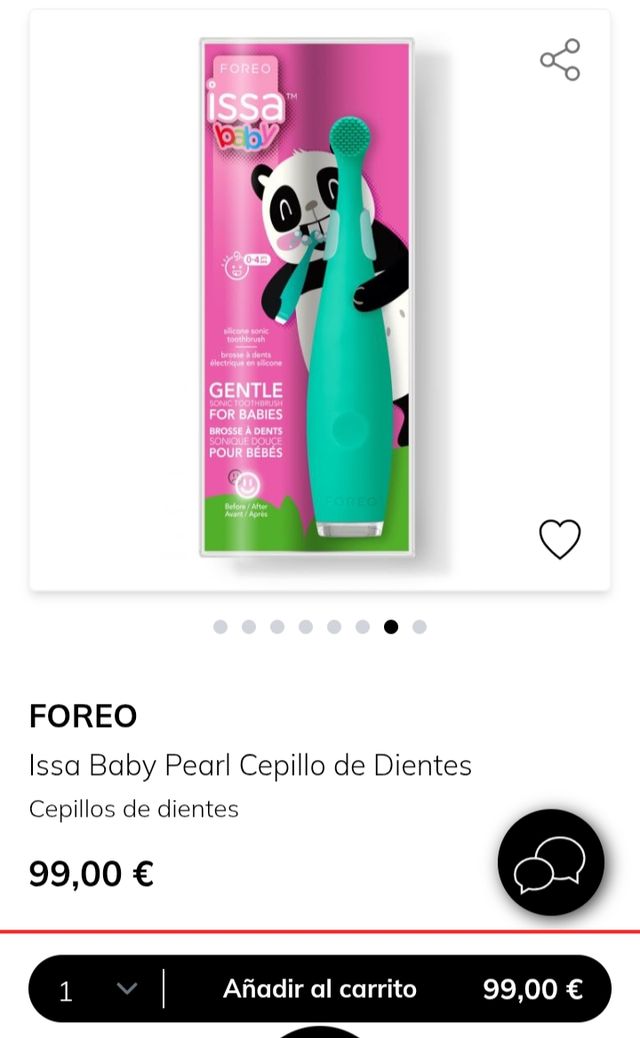 Cepillo dental FOREO Issa Baby