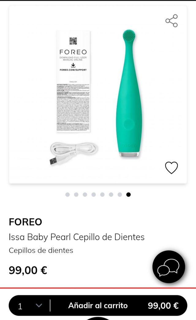 Cepillo dental FOREO Issa Baby