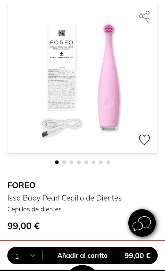 Cepillo dental FOREO Issa Baby