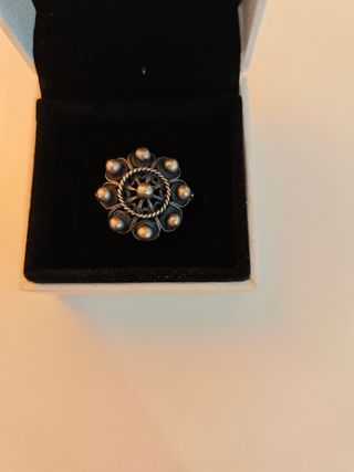 Anillo plata artesanal