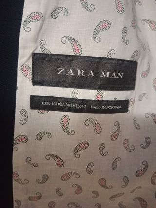 americana Zara azul marino XS-S