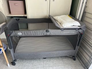Cuna viaje + colchón viscoelástico SIN ESTRENAR