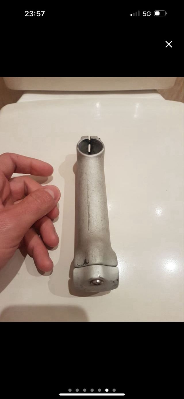 Potencia Marin cold forged gris 25.4 130mm 1 1/8