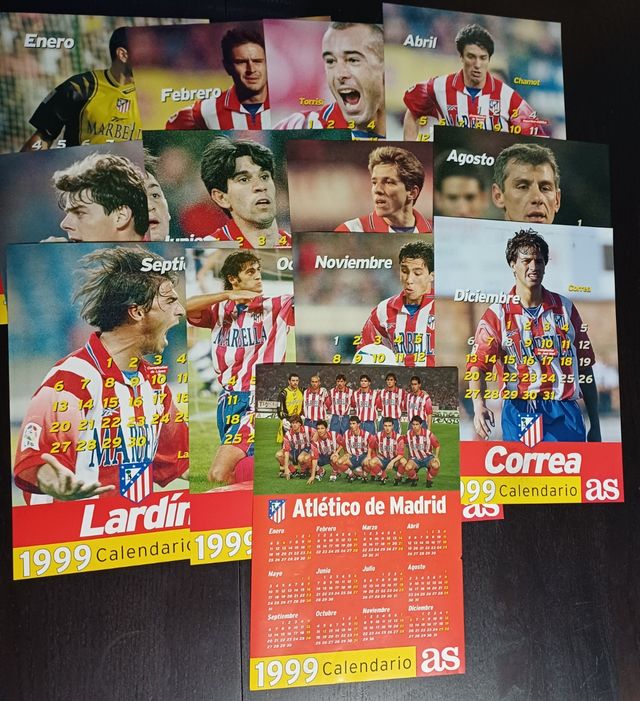 Calendario Atlético Madrid 1999