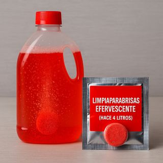 Pastillas limpiaparabrisas rojas - Pack Ahorro