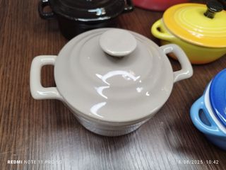 9 mini cocottes cerámica | Colores surtidos