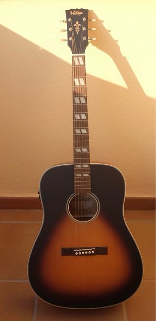 Guitarra acústica Vintage