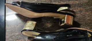 Sandalias Pucci Verdi charol negro