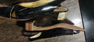 Sandalias Pucci Verdi charol negro