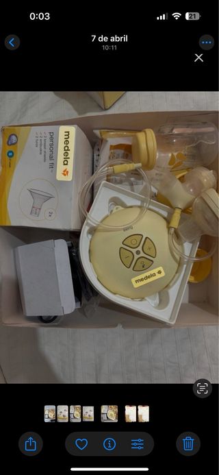 Sacaleches Medela Swing Personal Fit