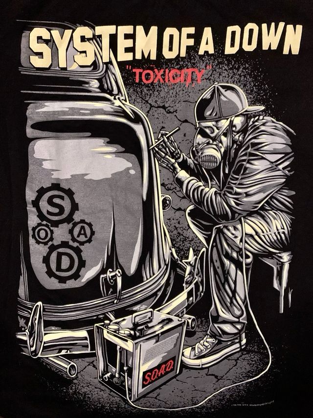 Camiseta System of a Down Toxicity talla-L