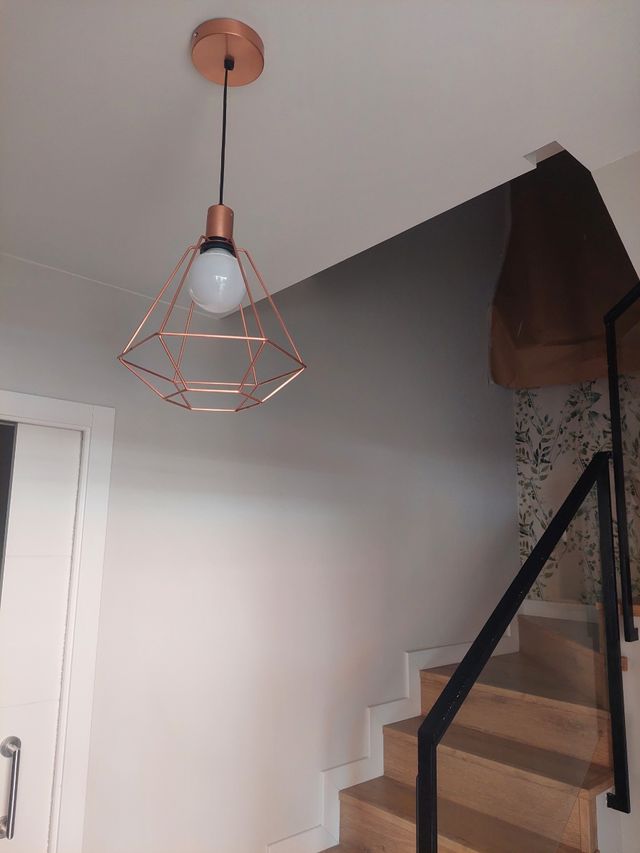 Lámpara colgante dorada