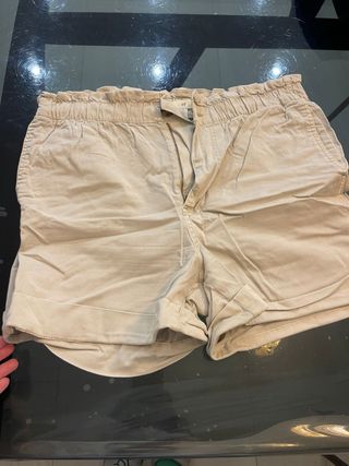 Shorts beige H&M - Talla L
