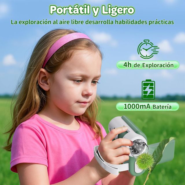 Microscopio Digital Portátil para Niños.