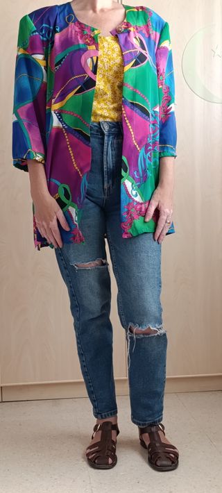 Blusa blazer vintage Adele Raphael