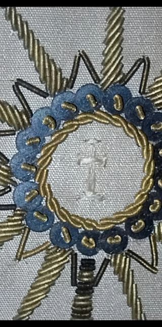 Cuadro Sg. XIX con joyas Santa Adelaida emperatriz