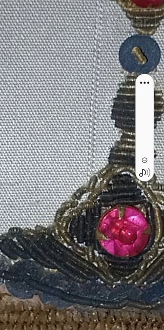 Cuadro Sg. XIX con joyas Santa Adelaida emperatriz