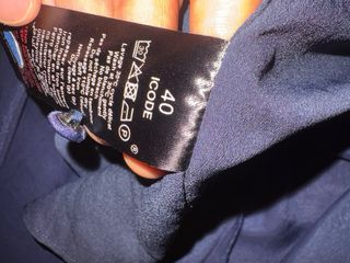 Top azul marino c/encaje - Talla L