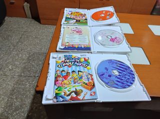 3 Juegos Wii - Big Brain, Feria Party, Fiesta Cump