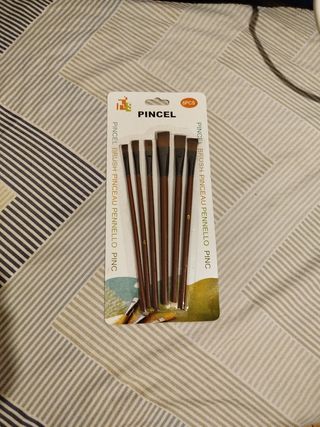 6 Pinceles PINCEL - Marrón