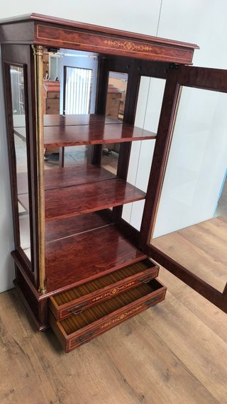 VITRINA CRISTALERA LIBRERIA

