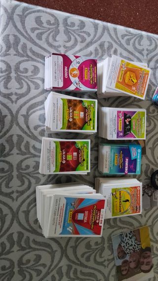 Cromos Adrenalyn LaLiga varias temporadas