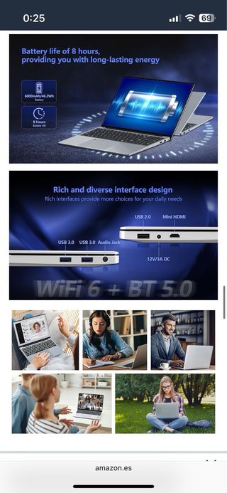 Portátil 16" 16GB RAM-512GB •NUEVO A ESTRENAR•