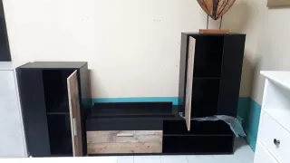 Muebles salón ECO NEGRO