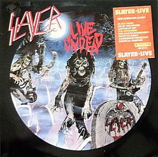 Vinilo Slayer Live Undead
