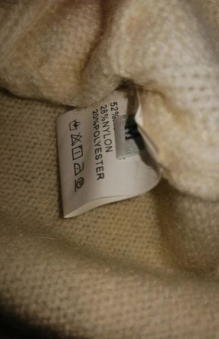 Vestito bianco lavorato a maglia
