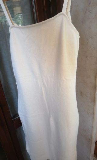 Vestito bianco lavorato a maglia