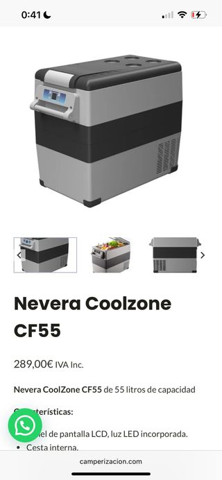 Nevera CoolZone CF55 - 55L