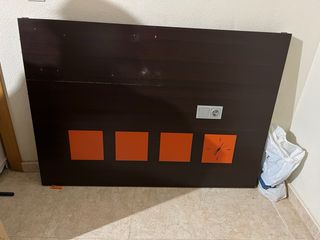 Estructura cama marrón - 1 ud.