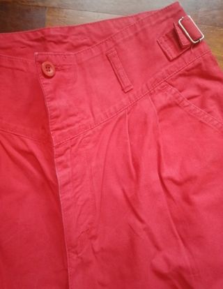 Pantaloni rossi vintage