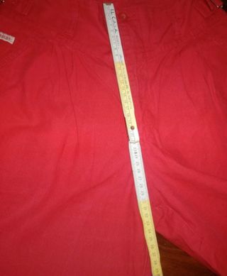 Pantaloni rossi vintage