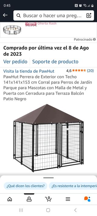 CORRAL MASCOTAS JARDÍN 