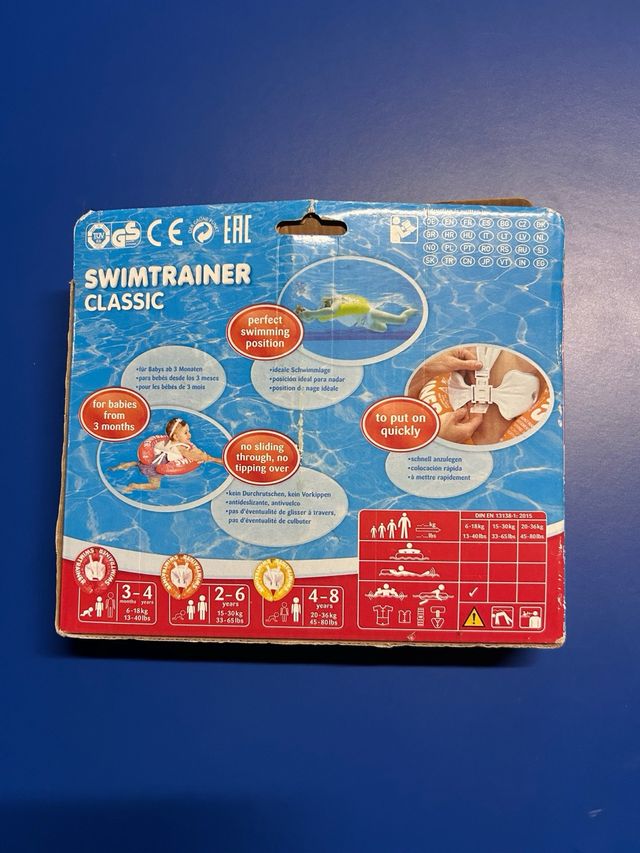 Swimtrainer Flotador Bebé 3 meses a 4 años.