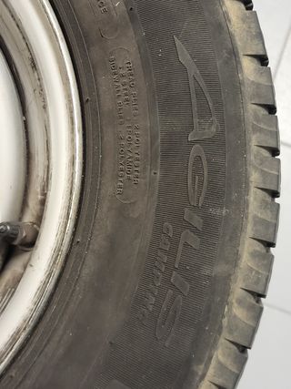Ruedas usadas autocaravana + tapacubos 