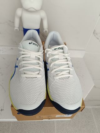 Zapatillas Asics Gel Game 9 Padel 39 Blanco Azul