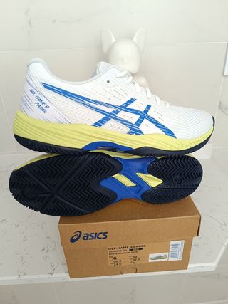 Zapatillas Asics Gel Game 9 Padel 39 Blanco Azul