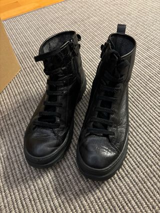 Botines de piel Camper negros - Talla 36