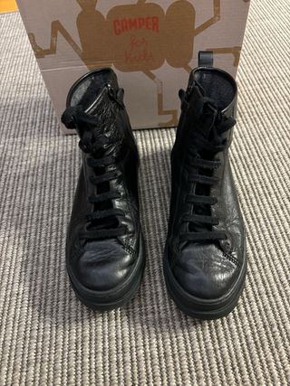 Botines de piel Camper negros - Talla 36