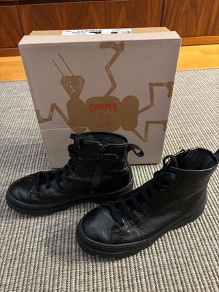 Botines de piel Camper negros - Talla 36