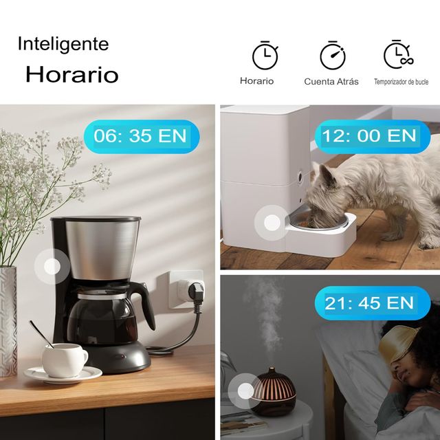 Enchufe Inteligente 16A: Monitor de Energía