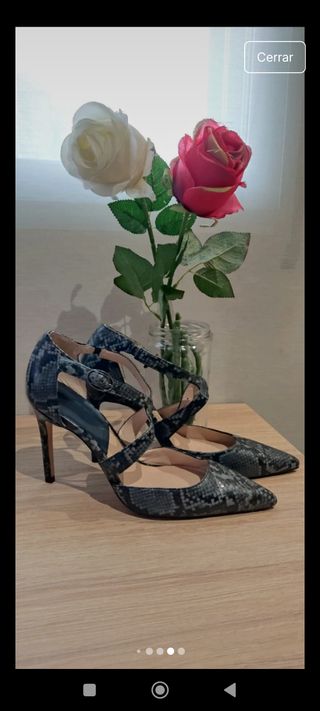 Zapato tacón Mango serpiente 37