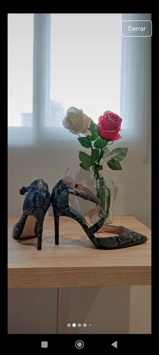 Zapato tacón Mango serpiente 37